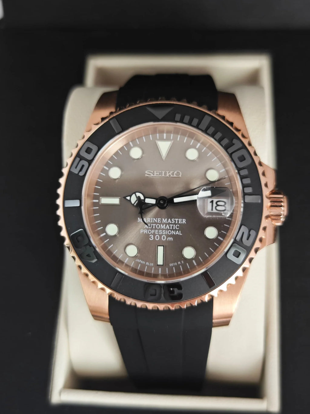Modhouse Submariner Rose Gold Black Shark