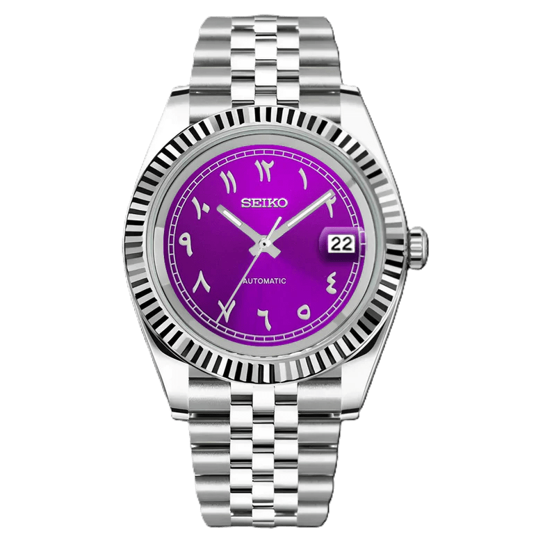 ModHouse Datejust Purple Arabic - ModHouse Watches