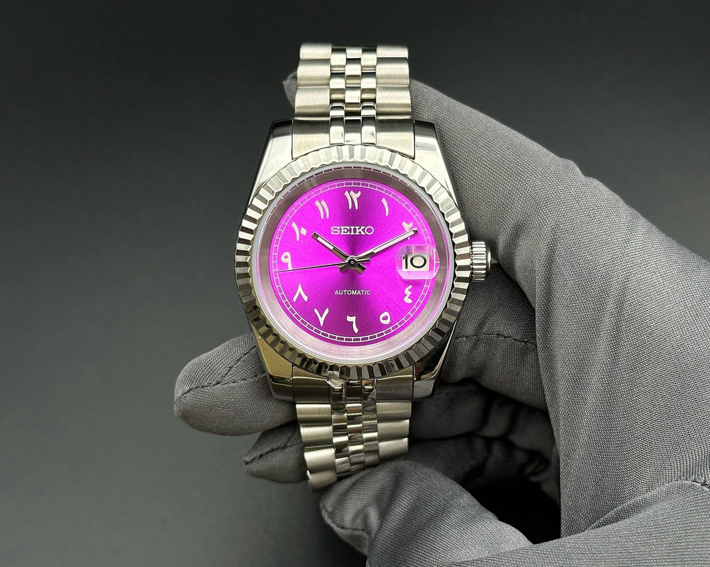 ModHouse Datejust Purple Arabic - ModHouse Watches