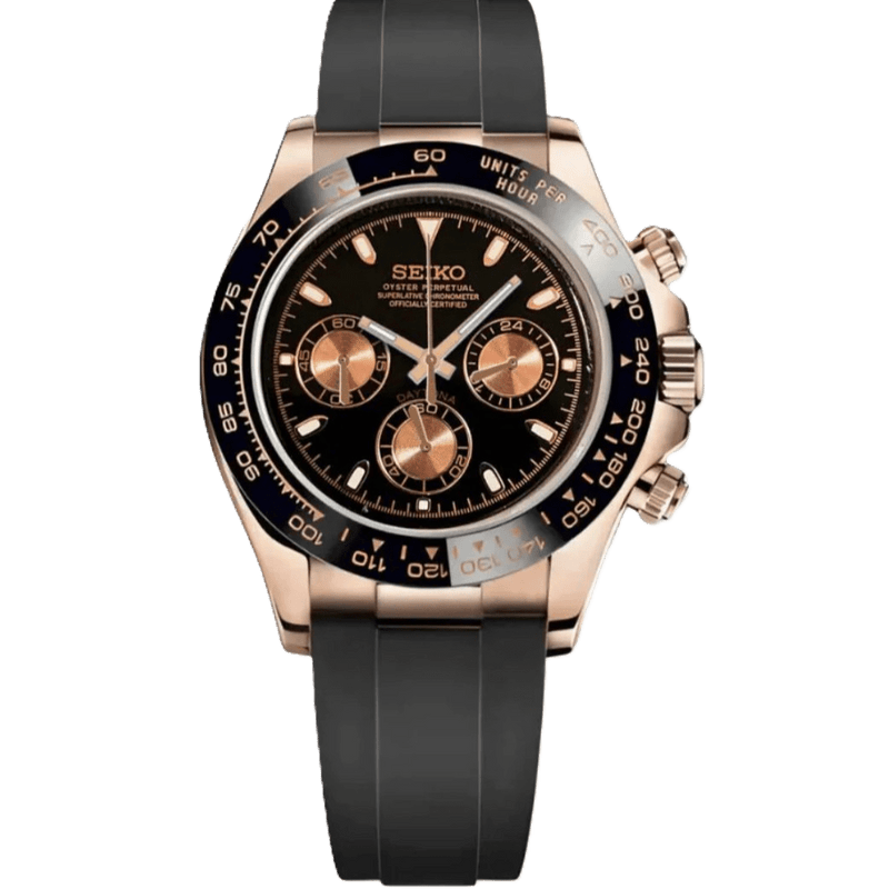 ModHouse Daytona Black Rose Gold - ModHouse Watches