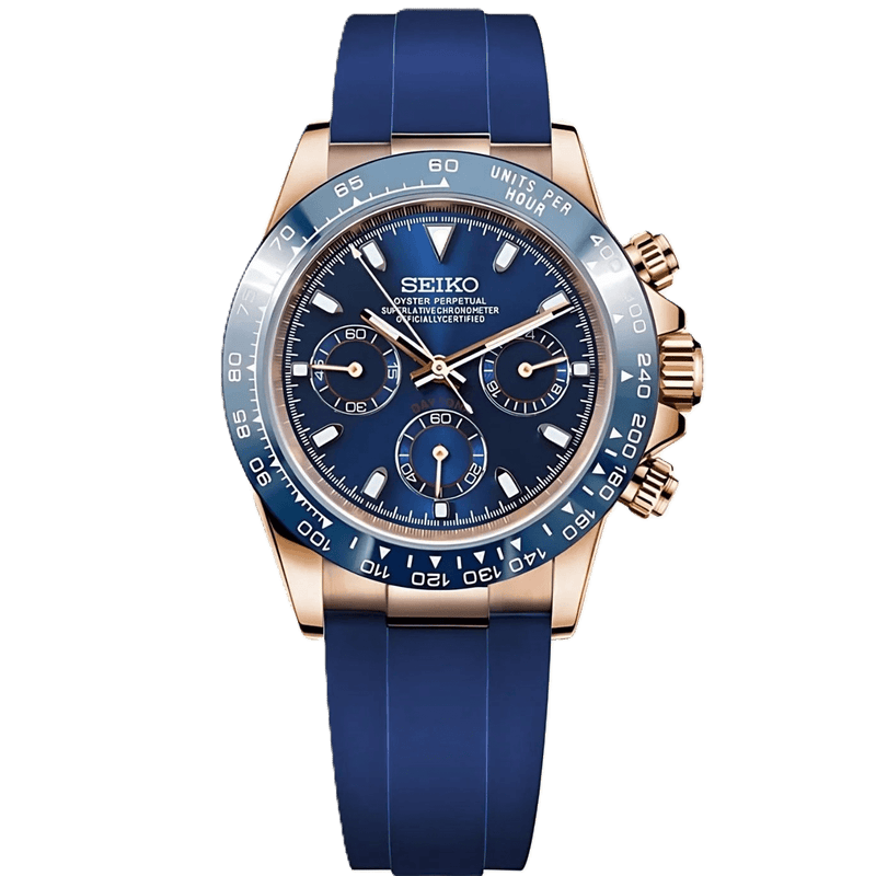 ModHouse Daytona Rose Gold Blue - ModHouse Watches