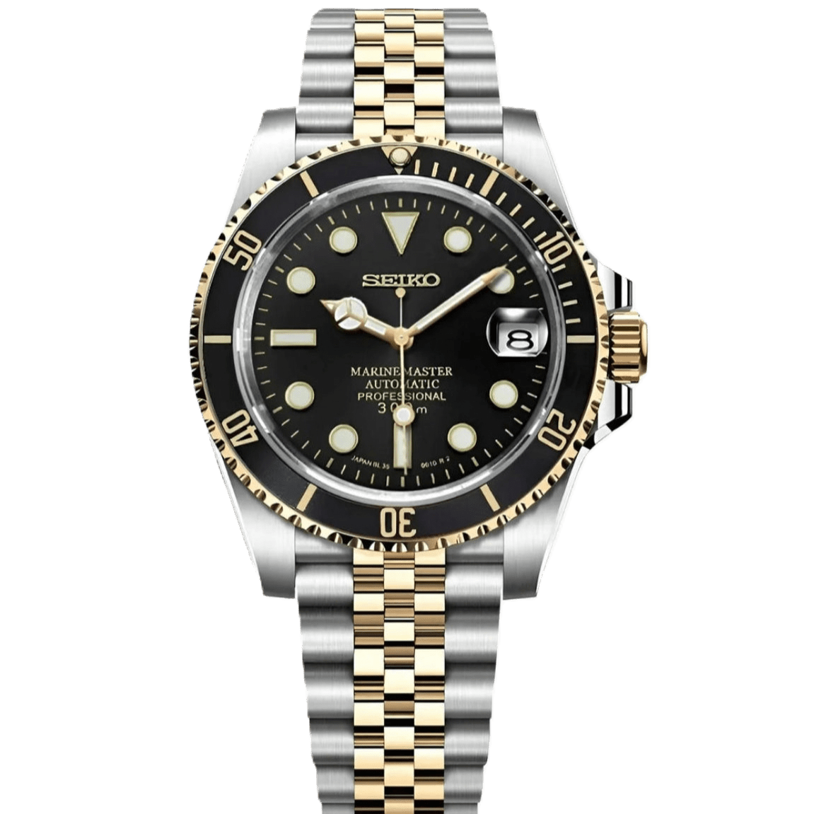 ModHouse Submariner Gold Black - ModHouse Watches