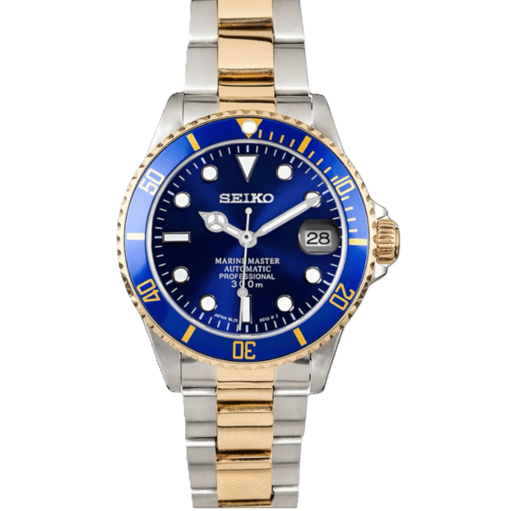 ModHouse Submariner Gold Blue - ModHouse Watches
