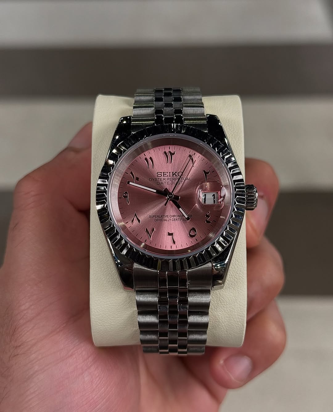 ModHouse Datejust Pink Arabic