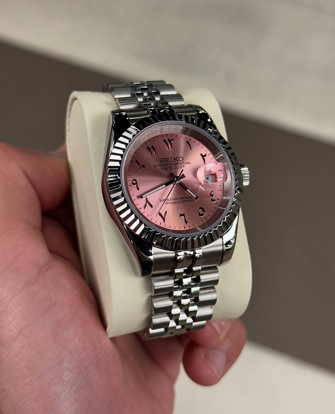 ModHouse Datejust Pink Arabic