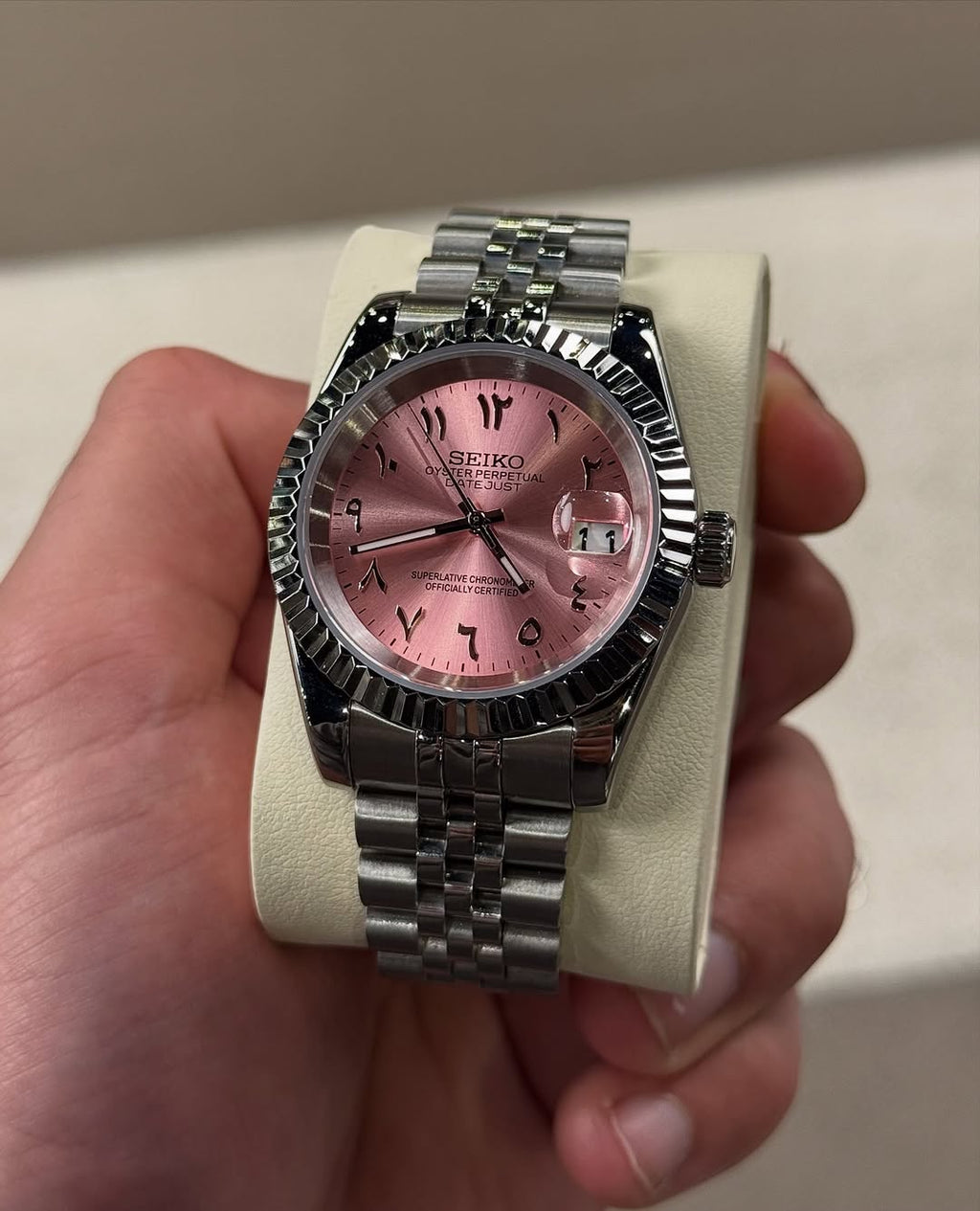 ModHouse Datejust Pink Arabic