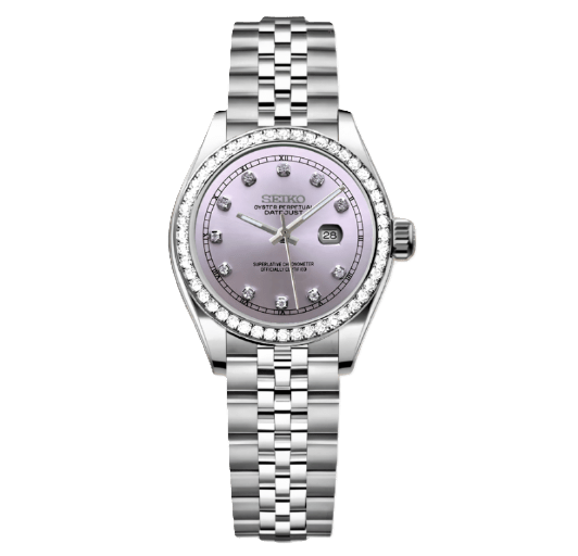 Woman Datejust Light Pink Diamonds - ModHouse Watches