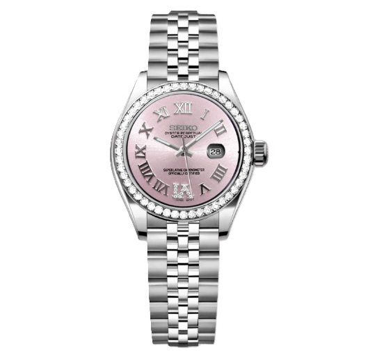 Woman Datejust Pink Roman Diamonds - ModHouse Watches