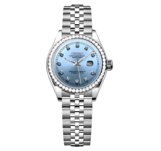 Woman Datejust Sky Blue Diamonds - ModHouse Watches