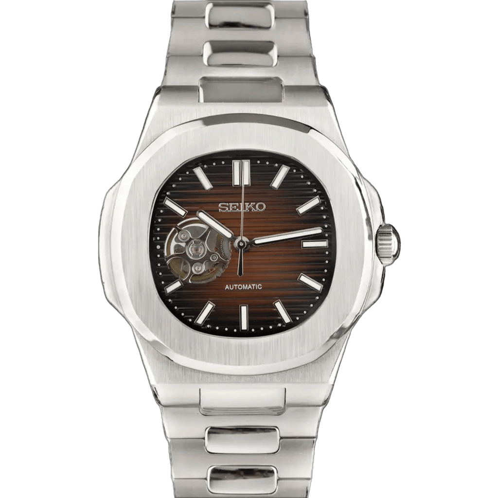 ModHouse Nautilus Brown Open Heart - ModHouse Watches