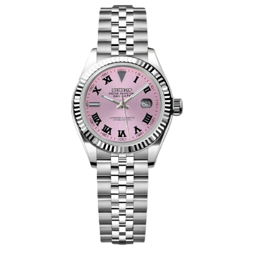 Woman Datejust Pink Roman