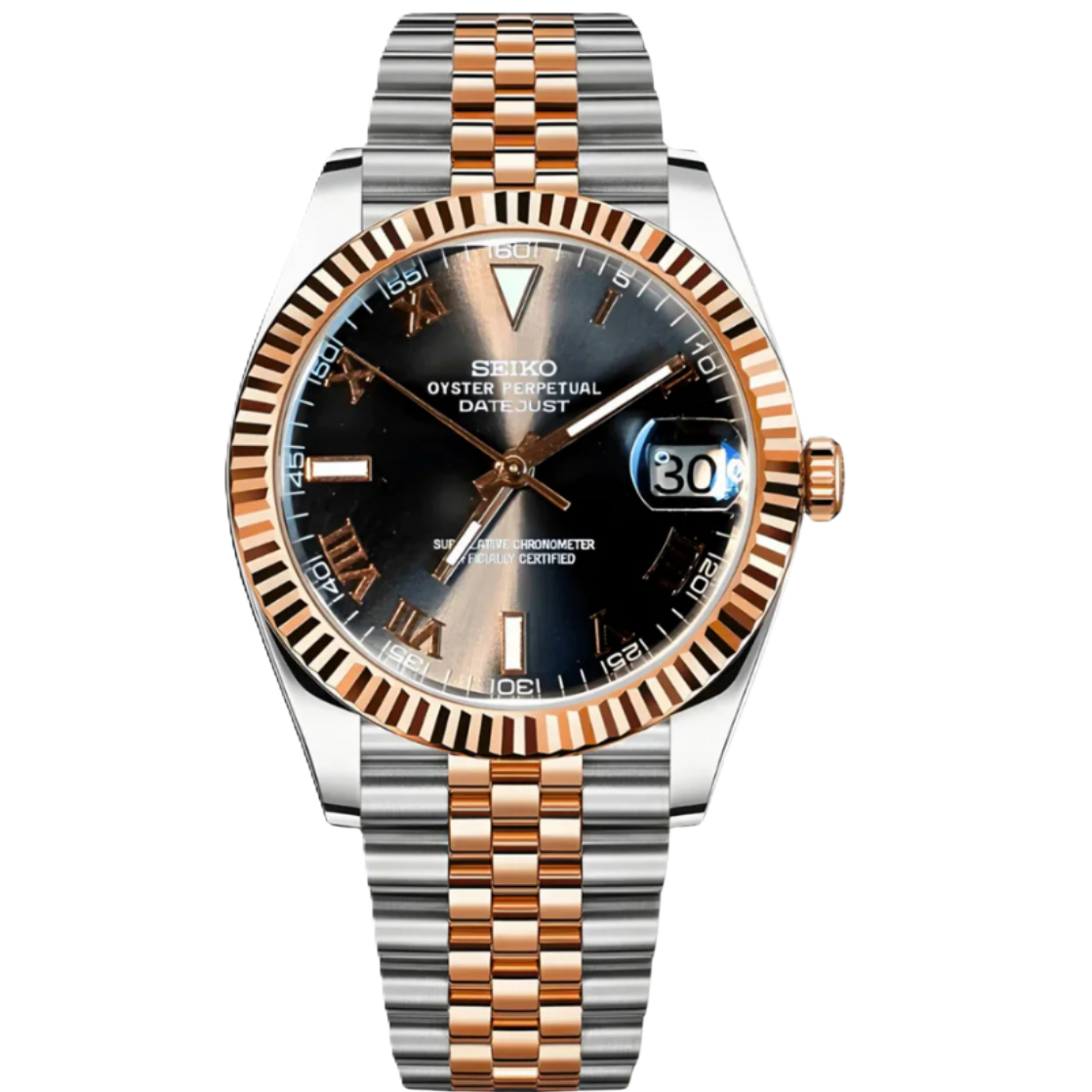 ModHouse Datejust Wimbledon Silver Gold