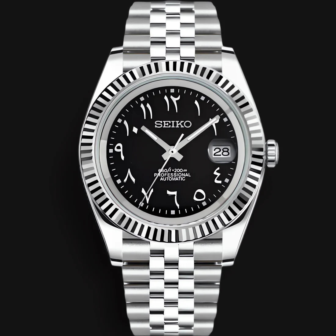 ModHouse Datejust Black Arabic