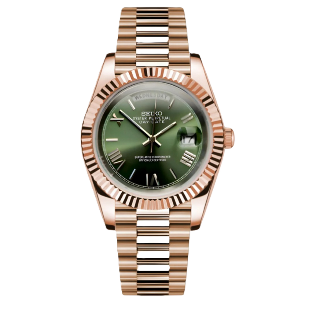 ModHouse DayDate Green Rose Gold