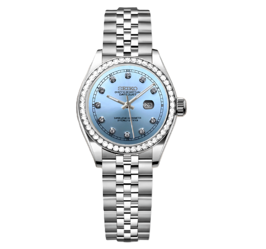 Woman Datejust Sky Blue Diamonds