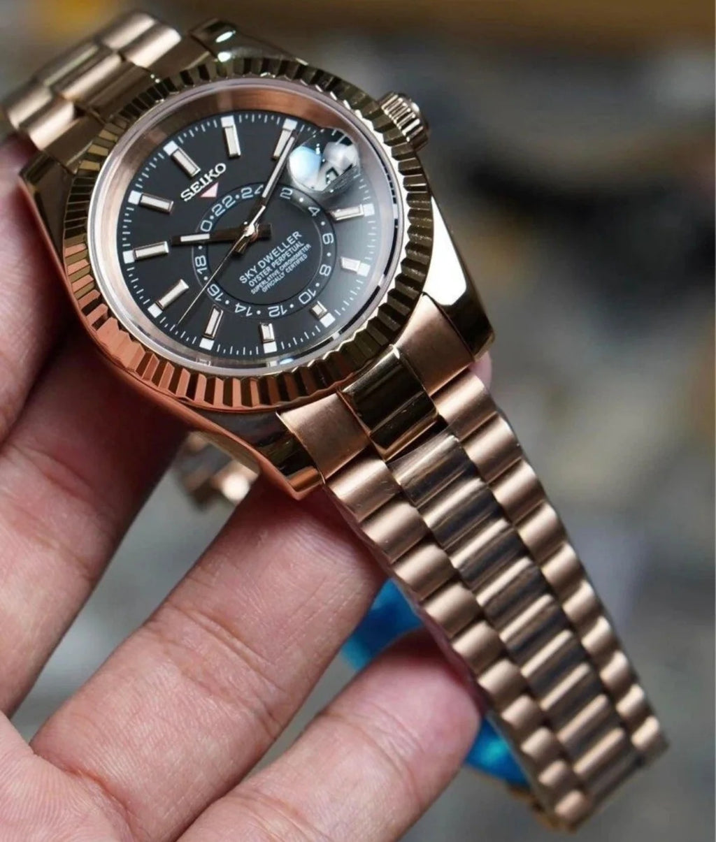 ModHouse Datejust Skydweller Gold Black