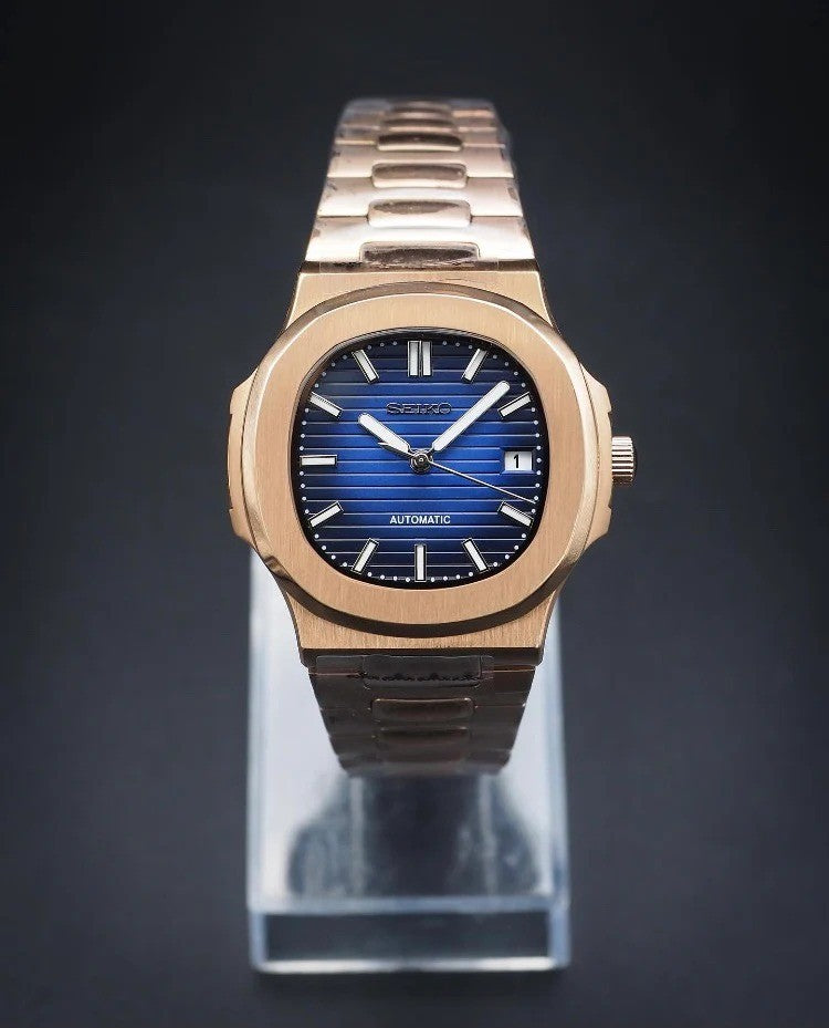 ModHouse Nautilus Rose Gold Navy Blue