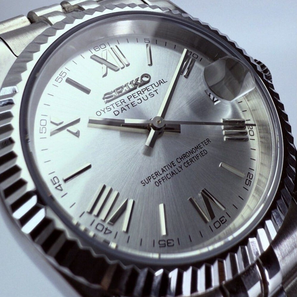 ModHouse Datejust Silver Roman