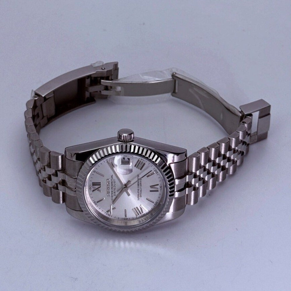 ModHouse Datejust Silver Roman