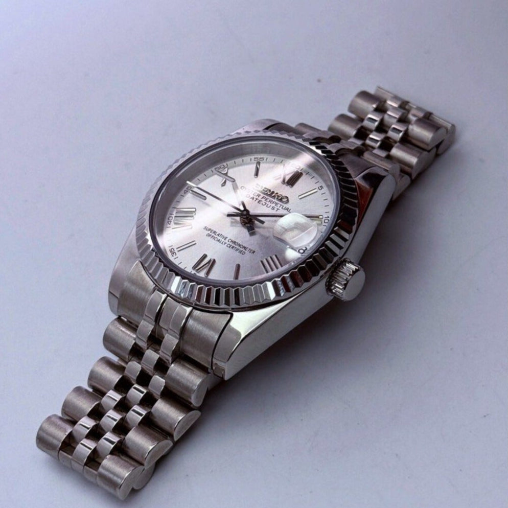 ModHouse Datejust Silver Roman