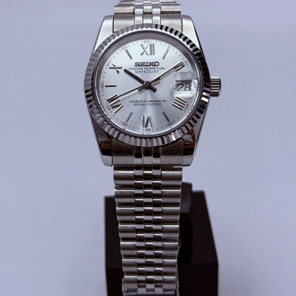 ModHouse Datejust Silver Roman