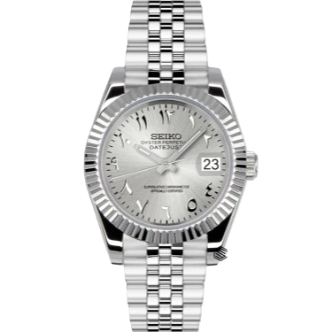 ModHouse Datejust Silver Arabic