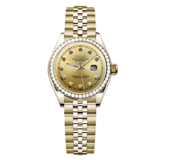 Woman Datejust Gold Diamonds