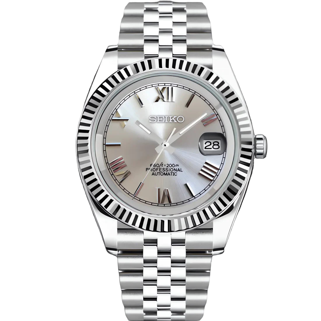 ModHouse Datejust Silver Roman
