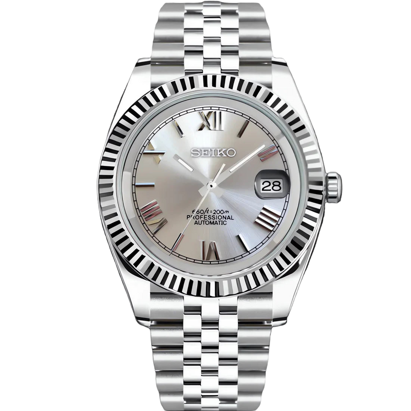ModHouse Datejust Silver Roman