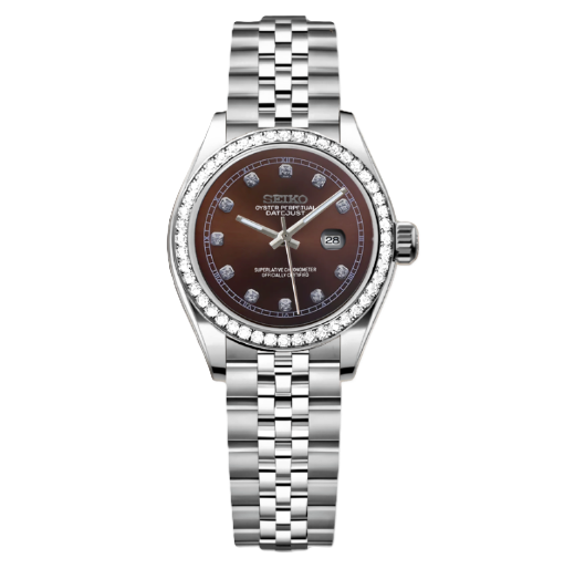 Woman Datejust Brown Diamonds