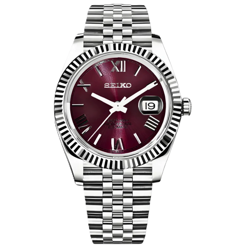 ModHouse Datejust Deep Red Roman